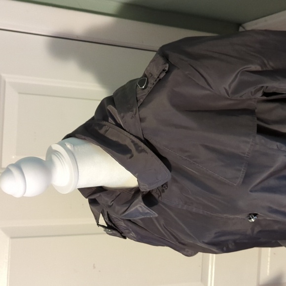 Betsey Johnson Coat Raincoat Removable Bottom Gray XL - Picture 2 of 16